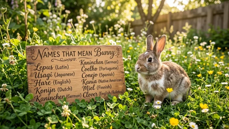 names that mean bunny