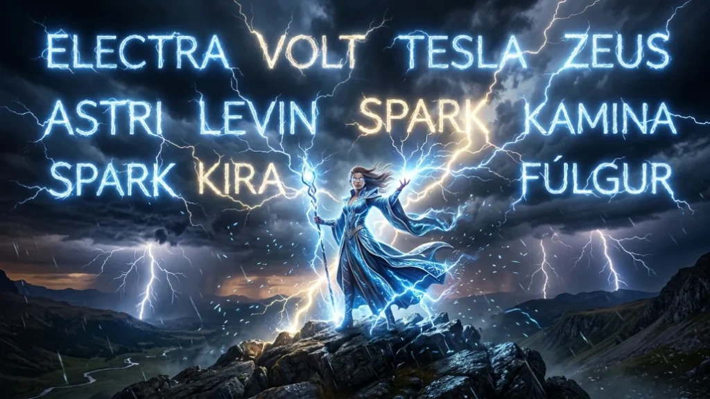 names that mean electric