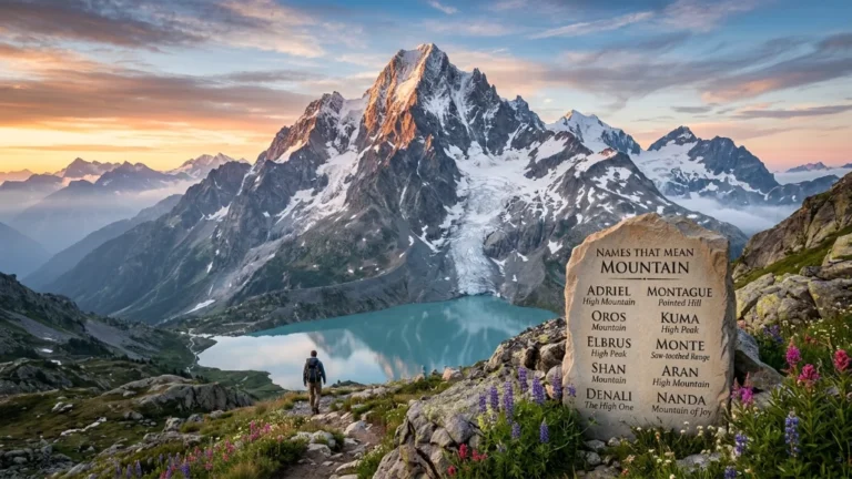 names that mean mountain