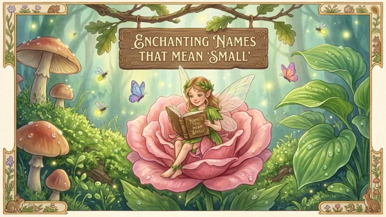 names that mean small
