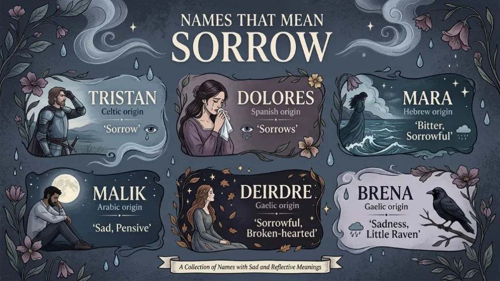 names that mean sorrow
