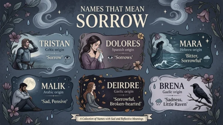 names that mean sorrow